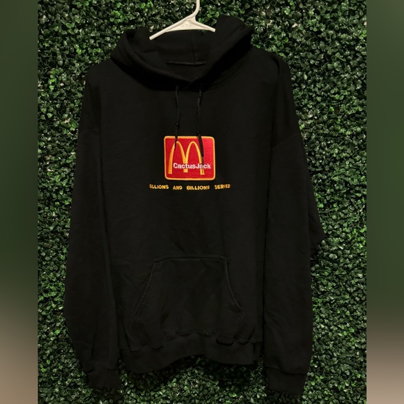 CACTUS JACK BY TRAVIS SCOTT McDonald’s BILLIONS SERVED HOODIE - Picture 5 of 10